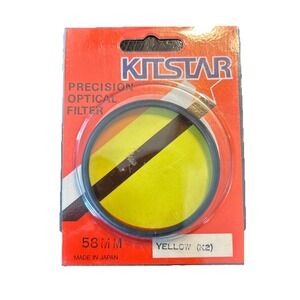 VTG Kitstar Precision Optical Filter 58mm‎ YELLOW (K2) Kits Cameras